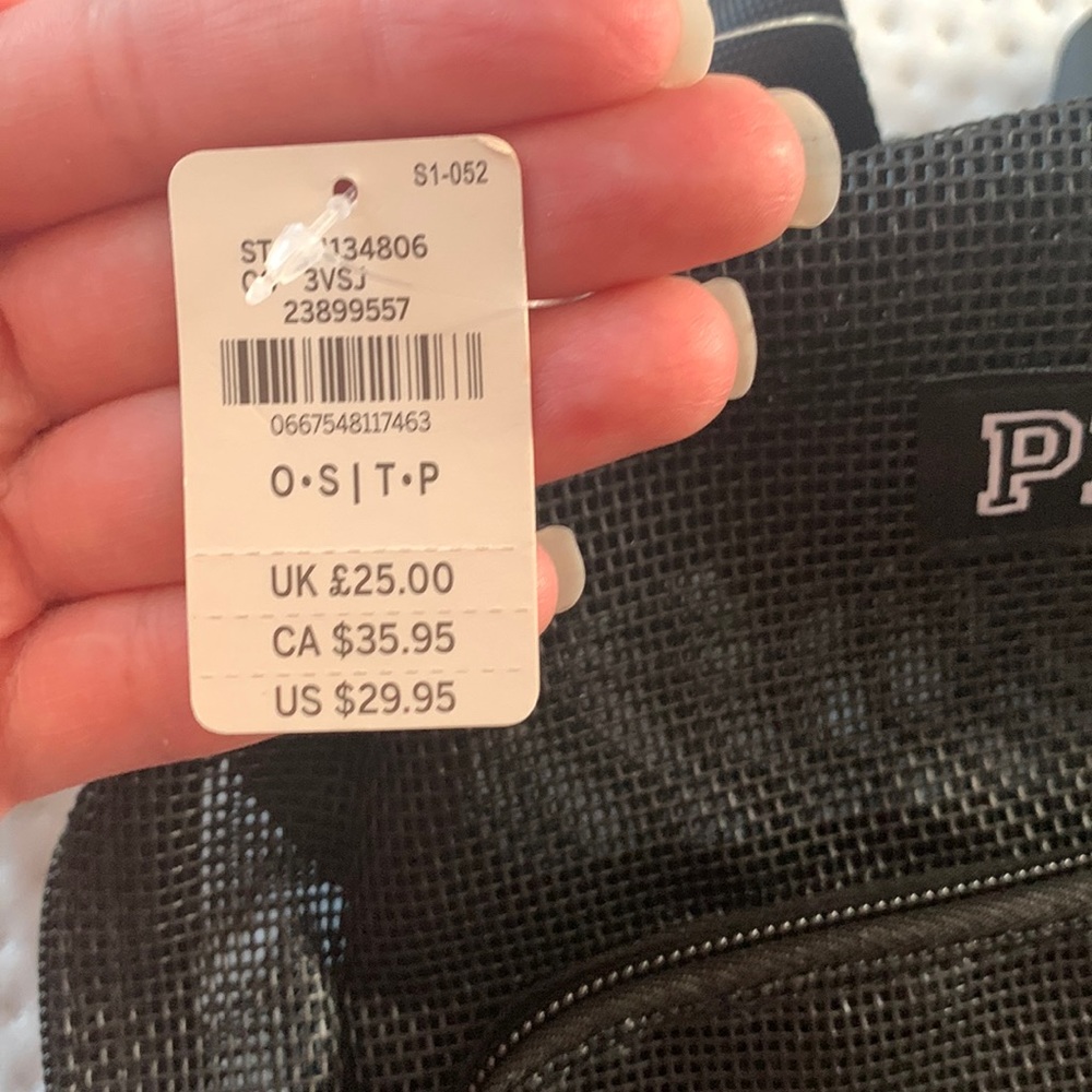 Small black backpack - PINK